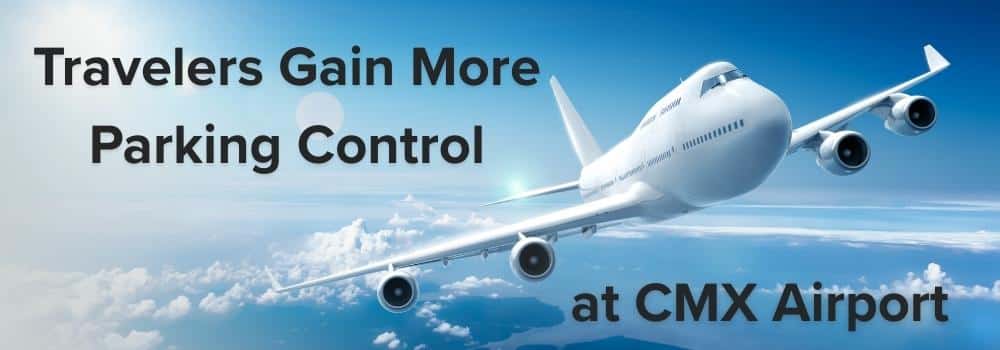 Headline with airplane graphic.